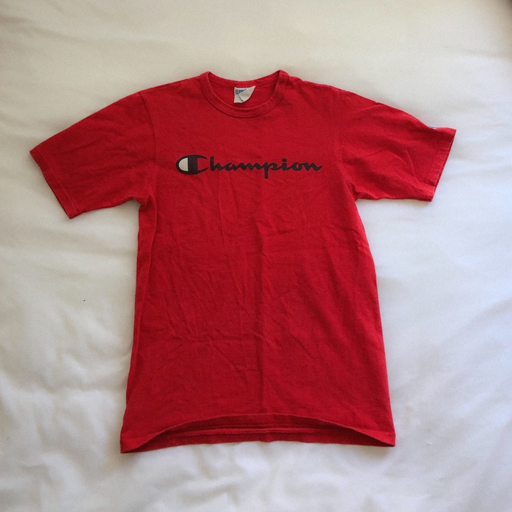 Red Champion Graphic Tee